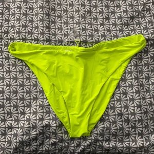 highlighter yellow swimming underwear